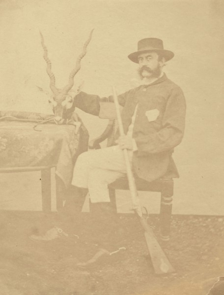 Dr. Cannon, Civil Surgeon, Lucknow, 1867; India; 1867; Albumen silver print