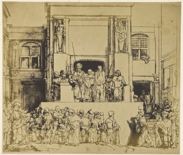 Jésus-Christ Présenté au Peuple; Bisson Frères, French, active 1840 - 1864, Paris, France; 1858; Salted paper print