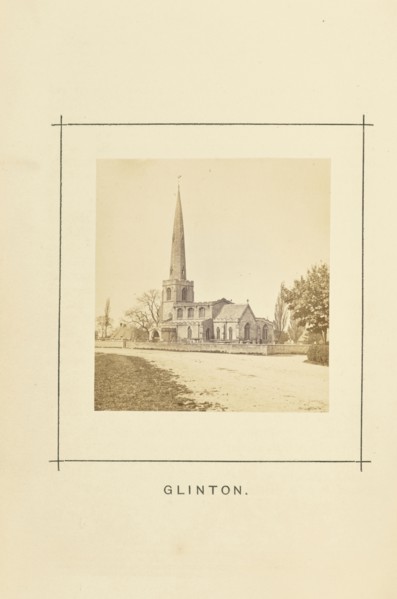 Glinton; William Ball, British, active 1860s - 1870s, London, England; 1868; Albumen silver print