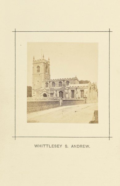 Whittlesey, St. Andrew; William Ball, British, active 1860s - 1870s, London, England; 1868; Albumen silver print