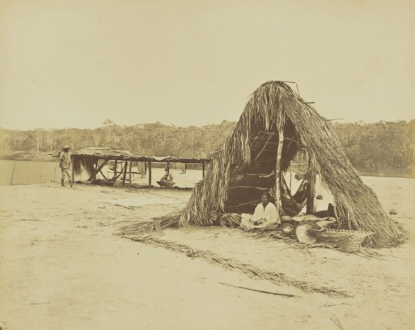 Feitoria Pirrarucú; Albert Frisch, German, 1840 - 1918, Brazil; about 1867; Albumen silver print
