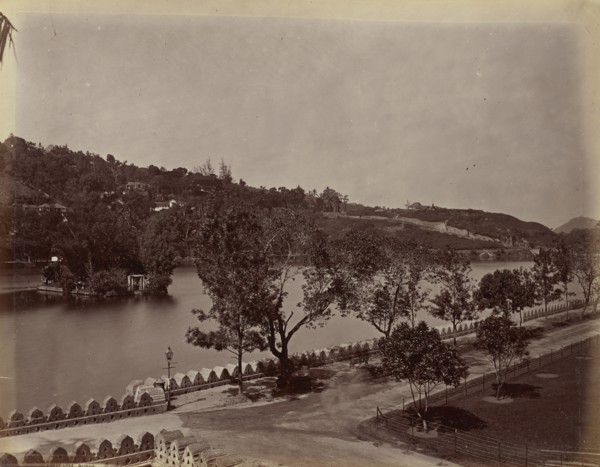 Kandy Lake; Charles T. Scowen, English, 1852 - 1948, Ceylon; 1870s - 1890s; Albumen silver print
