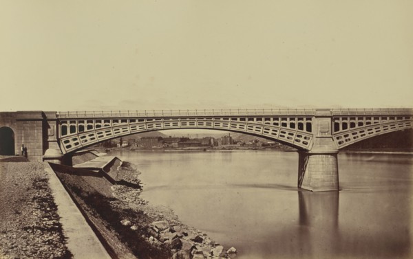 Givors. Viaduc; Édouard Baldus, French, born Germany, 1813 - 1889, France; about 1861; Albumen silver print