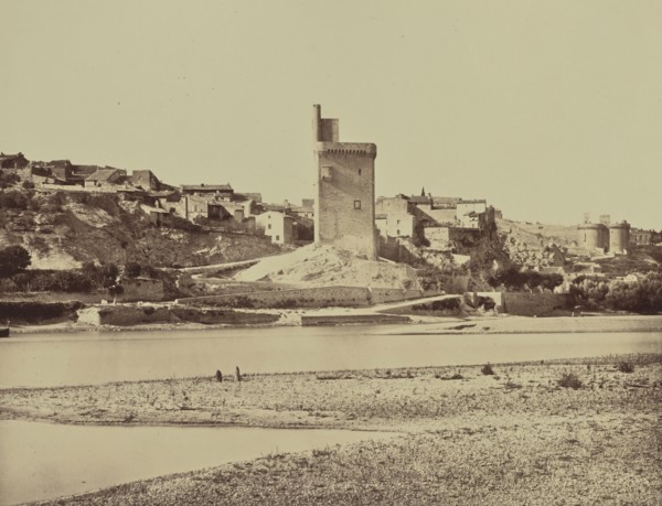 Villeneuve les Avignon; Édouard Baldus, French, born Germany, 1813 - 1889, France; about 1861; Albumen silver print
