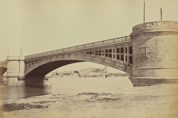 Tarascon. Viaduc; Édouard Baldus, French, born Germany, 1813 - 1889, France; about 1861; Albumen silver print