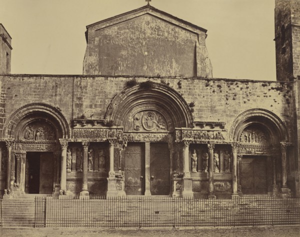 St Gilles; Édouard Baldus, French, born Germany, 1813 - 1889, France; about 1861; Albumen silver print