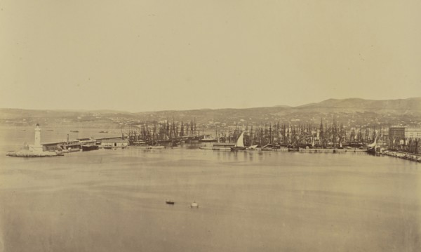 Marseille; Édouard Baldus, French, born Germany, 1813 - 1889, France; about 1861; Albumen silver print
