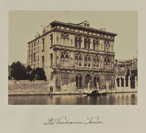 Pal Vendramin - Venice; Attributed to Antonio Perini, Italian, 1830 - 1879, Venice, Italy; about 1855; Albumen silver print