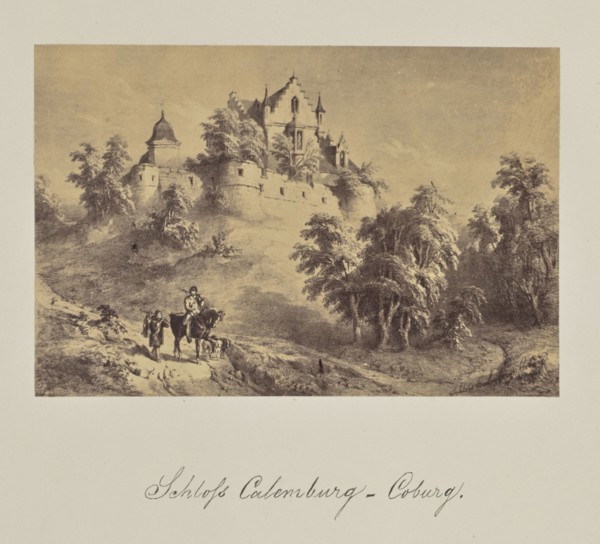 Schloss Calemburg, Coburg; about 1865; Albumen silver print