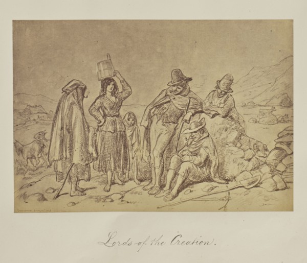 Lords of the Creation; about 1865; Albumen silver print