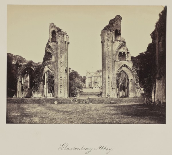 Glastonbury Abbey; Glastonbury, Great Britain; about 1865; Albumen silver print