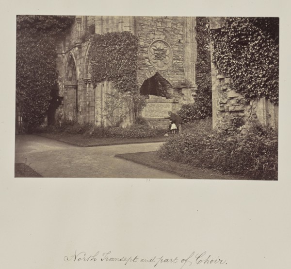 North Transept and part of Choir; Bayham, Great Britain; about 1865; Albumen silver print