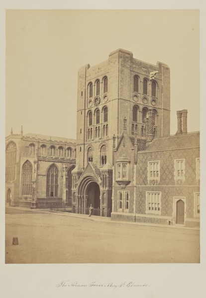 The Norman Tower - Bury St Edmunds; Attributed to John Dixon Piper, Scottish, active 1850s - 1860s, Bury St. Edmunds, Great