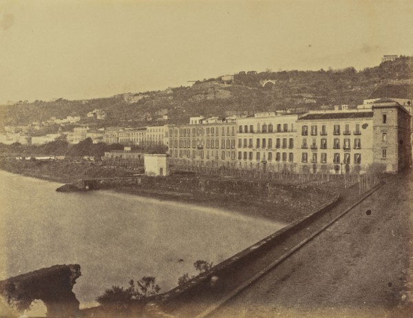Naples, from our window in the Hotel des Etrangers; Mrs. Jane St. John, British, 1803 - 1882, Naples, Italy; 1856 - 1859