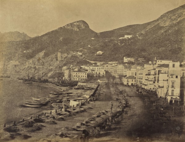 Salerno from Hotel window; Mrs. Jane St. John, British, 1803 - 1882, Salerno, Italy; 1856 - 1859; Albumen silver print