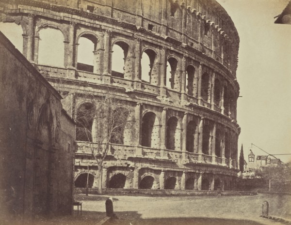 Colosseum, Rome; Mrs. Jane St. John, British, 1803 - 1882, Rome, Italy; 1856 - 1859; Albumen silver print from a paper negative