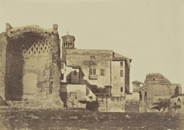 Temple of Venus & Rome, Rome; Mrs. Jane St. John, British, 1803 - 1882, Rome, Italy; 1856 - 1859; Albumen silver print