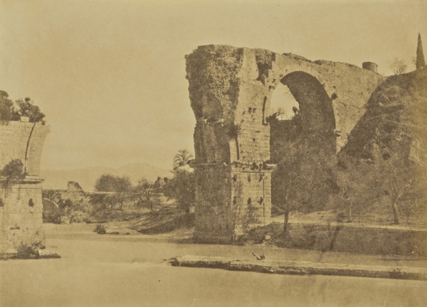 Bridge of Augustus, Narni; Mrs. Jane St. John, British, 1803 - 1882, Narni, Italy; 1856 - 1859; Albumen silver print