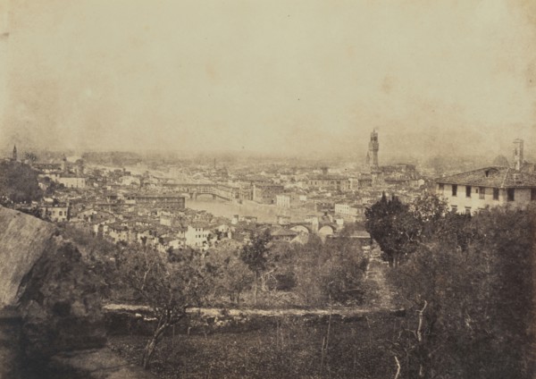Florence from St Miniato; Mrs. Jane St. John, British, 1803 - 1882, Florence, Italy; 1856 - 1859; Albumen silver print