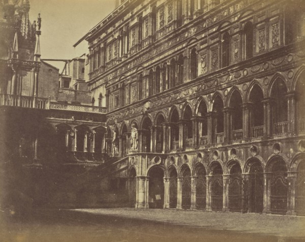 Doges Palace, Venice; Mrs. Jane St. John, British, 1803 - 1882, Venice, Italy; 1856 - 1859; Albumen silver print from a paper