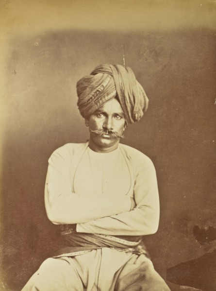 print; Colonel William Willoughby Hooper, British, 1837 - 1912, India; about 1870; Albumen silver print