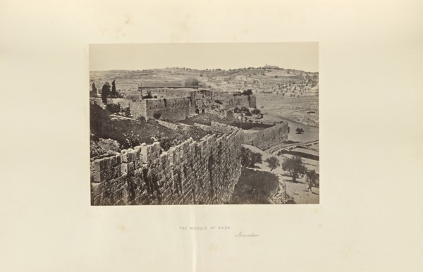 The Mosque of Aksa, Jerusalem; Francis Frith, English, 1822 - 1898, Jerusalem; 1858; Albumen silver print