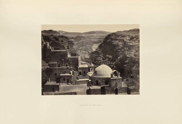 Convent of Mar-Saba; Francis Frith, English, 1822 - 1898, Palestine; 1858; Albumen silver print