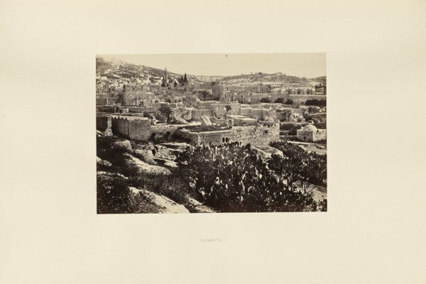 Nazareth; Francis Frith, English, 1822 - 1898, Nazareth, Israel; 1858; Albumen silver print