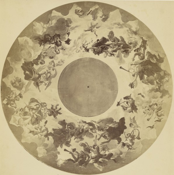 Plafond; Louis-Émile Durandelle, French, 1839 - 1917, Paris, France; about 1875; Albumen silver print