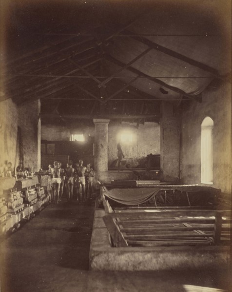 Indigo boilers and fecula table; Oscar Mallitte, British, about 1829 - 1905, active Allahabad, India 1870s, Allahabad, India