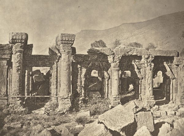 Temple of Marttand - View of Peristyle; John Burke, Irish, about 1843 - 1900, London, England; negative 1868; print 1869