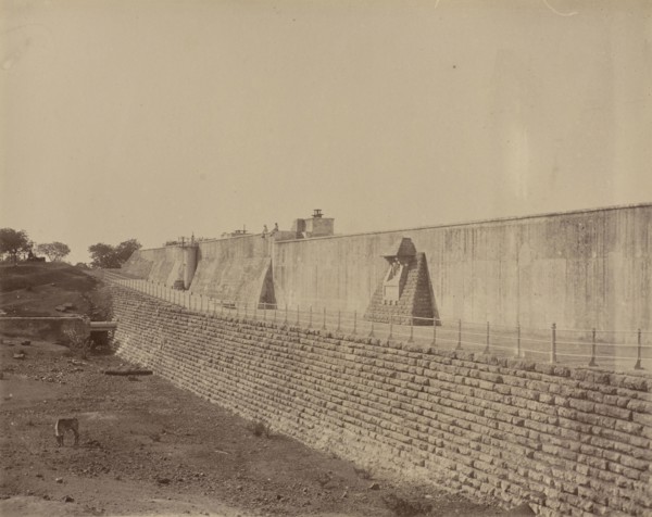 Gaorishankar Lake Dam; India; 1886 - 1889; Albumen silver print
