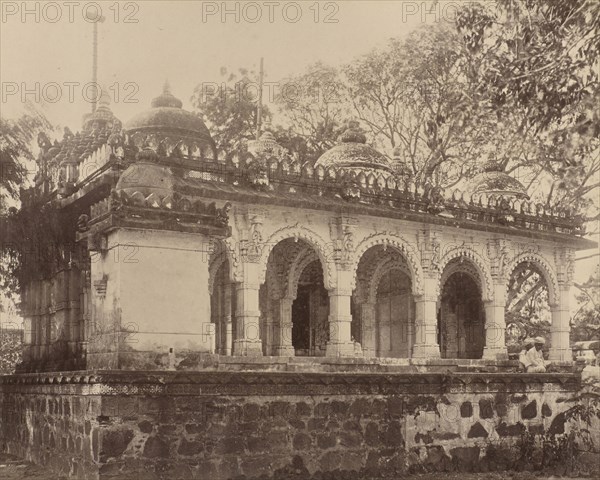 Building; India; 1886 - 1889; Albumen silver print