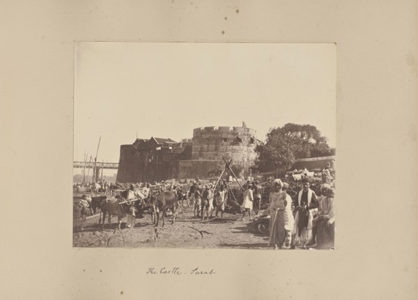 The Castle, Turat; India; 1886 - 1889; Albumen silver print