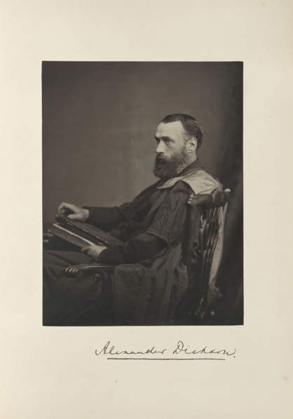 Alexander Dickson, M.D., Professor of Botany; Thomas Annan, Scottish,1829 - 1887, Glasgow, Scotland; 1871; Carbon print