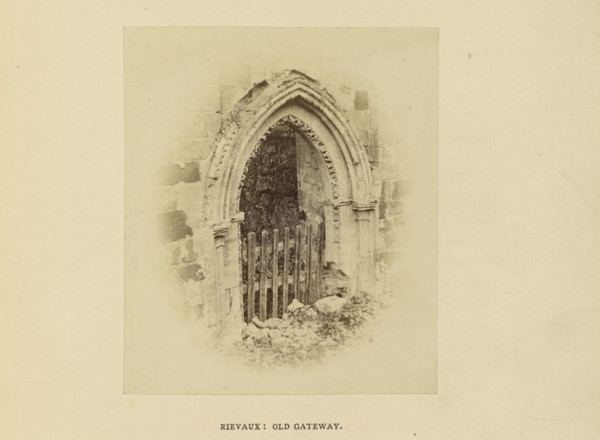 Rievaux Abbey; Old Gateway; W.R. Sedgfield, English, 1826 - 1902, Rievaulx, North Yorkshire, England; 1862; Albumen silver