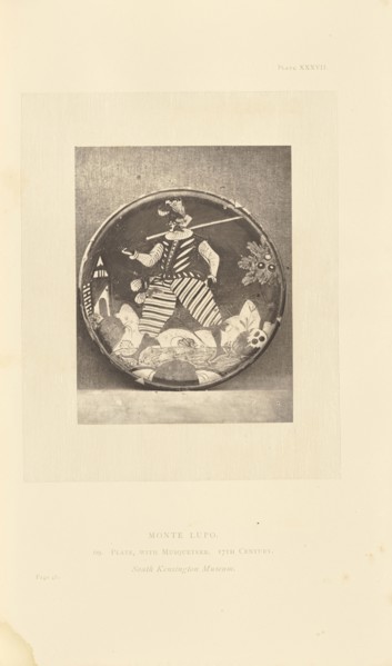 Decorative plate; William Chaffers, British, active 1870s, London, England; 1872; Woodburytype; 9.9 × 7.7 cm, 3 7,8 × 3 1,16 in