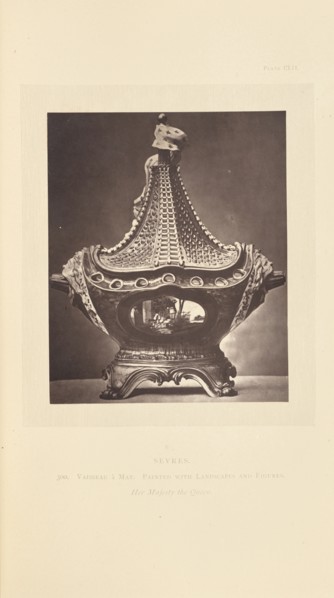 Vase with cover; William Chaffers, English, 1811 - 1892, London, England, Europe; 1871; Woodburytype; 11.3 x 9.3 cm