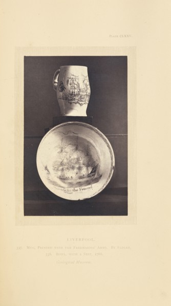 Mug and bowl; William Chaffers, English, 1811 - 1892, London, England, Europe; 1871; Woodburytype; 12.2 x 7.9 cm
