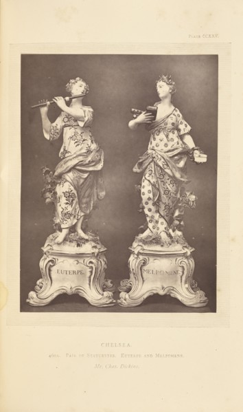 Pair of stautettes; William Chaffers, English, 1811 - 1892, London, England, Europe; 1871; Woodburytype; 14.6 x 11.1 cm
