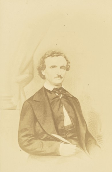 Portrait of Poe; Daniel Bendann, American, 1835 - 1914, Baltimore, Maryland, United States; 1877; Albumen silver print