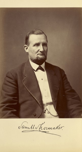 Samuel M. Shoemaker; Bendann Brothers, American, active 1850s - 1873, Baltimore, Maryland, United States; 1871; Albumen silver