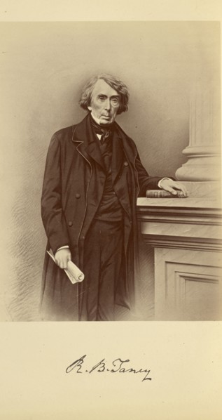 Roger Brooke Taney; Bendann Brothers, American, active 1850s - 1873, Baltimore, Maryland, United States; 1871; Albumen silver