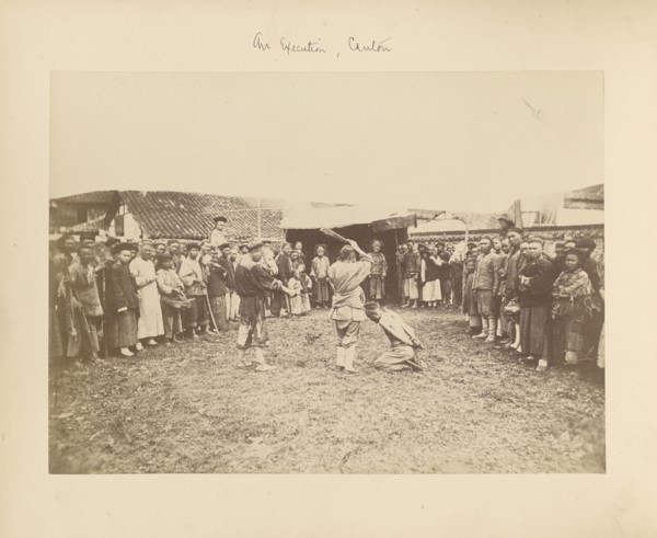 An Execution, Canton; William Saunders, English, 1832 - 1892, Canton, Canton, China; 1860 - 1879; Albumen silver print