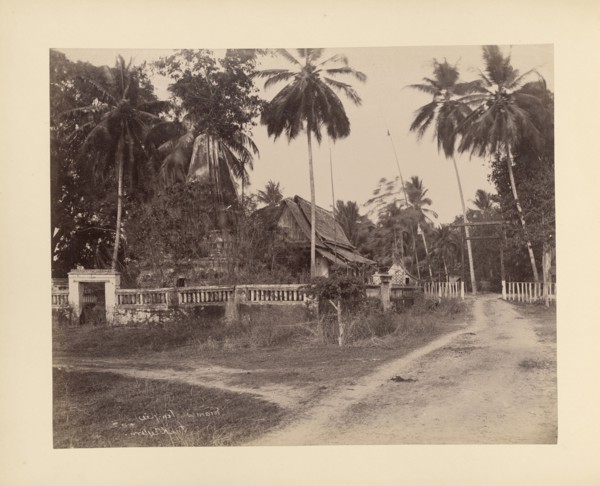 Siamese Temple; Unknown maker; Asia; 1870s - 1880s; Albumen silver print