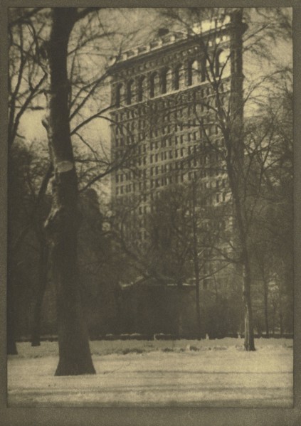 The Flat-Iron; Alvin Langdon Coburn, British, born America, 1882 - 1966, London, England; negative 1909; print 1910