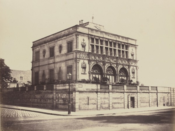 Maison de François I, No. 67, Édouard Baldus, French, born Germany, 1813 - 1889, Paris, France; 1860s; Albumen silver print