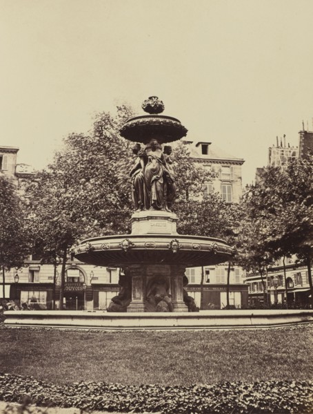 Fontaine Louvois, No. 77, Édouard Baldus, French, born Germany, 1813 - 1889, Paris, France; 1860s; Albumen silver print