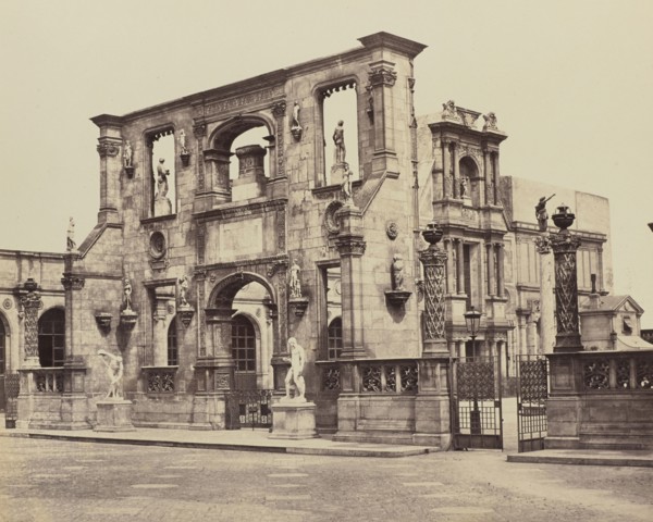 Porte de Gaillon, No. 49, Édouard Baldus, French, born Germany, 1813 - 1889, Paris, France; 1860s; Albumen silver print