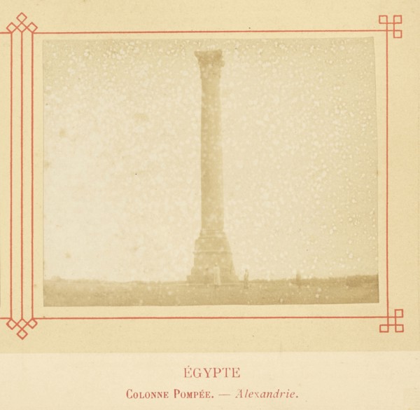Colonne Pompée. - Alexandrie; Félix Bonfils, French, 1831 - 1885, Alais, France; about 1878; Albumen silver print